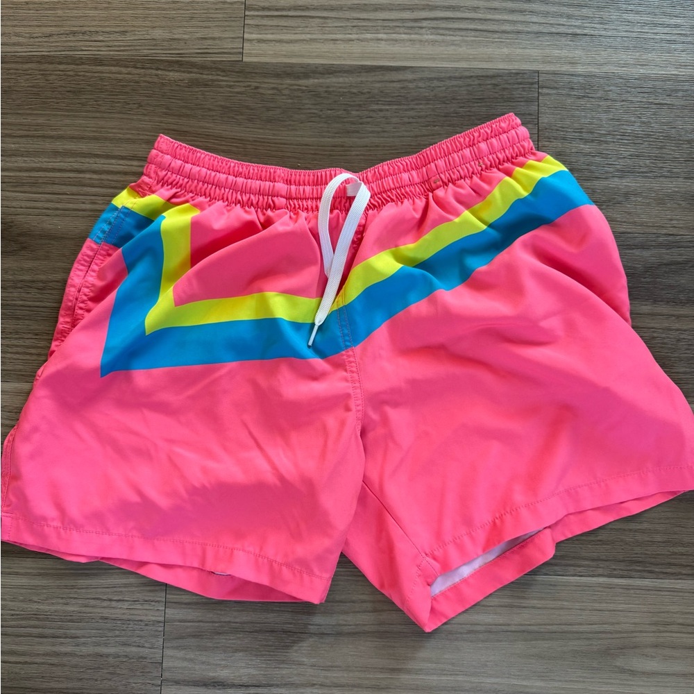 Chubbies Pink Hot Dogger Swim Suit.
